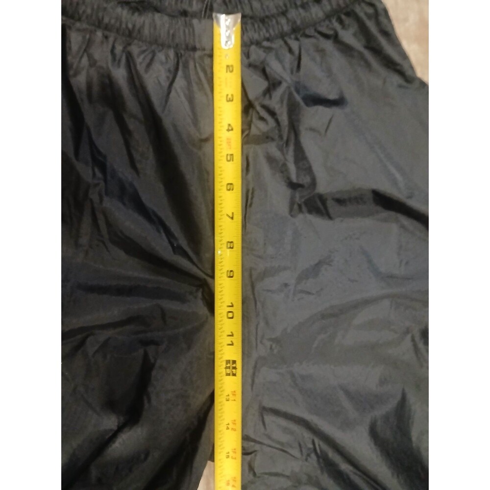 Stearns Dry Wear Pants Mens LARGE Black Rain Mesh Lined Snap Outdoor Waterproof - Picture 4 of 13